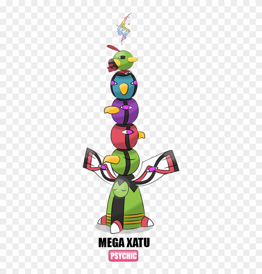 #178 Mega Xatu Flying Type, Mega Evolution, Drawing - #178 Mega Xatu Flying Type, Mega Evolution, Drawing #1499506