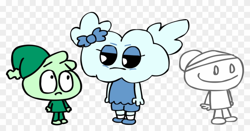 Cloudella And Bomdulo Height Comparison By Strongbadian404d - Cloudella And Bomdulo Height Comparison By Strongbadian404d #1499677