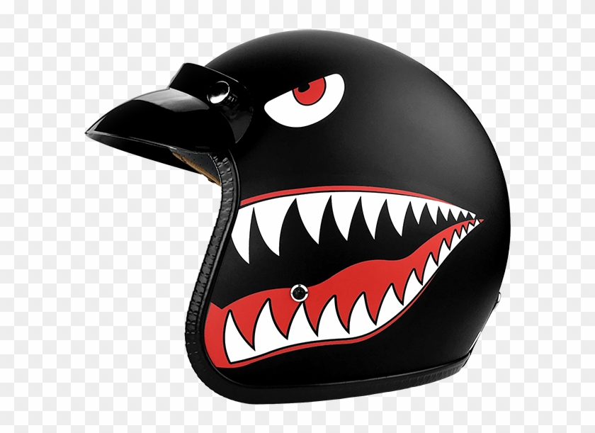 3/4 Open Face Motorcycle Helmet W/ Sun Visor Matte - 3/4 Open Face Motorcycle Helmet W/ Sun Visor Matte #1500324