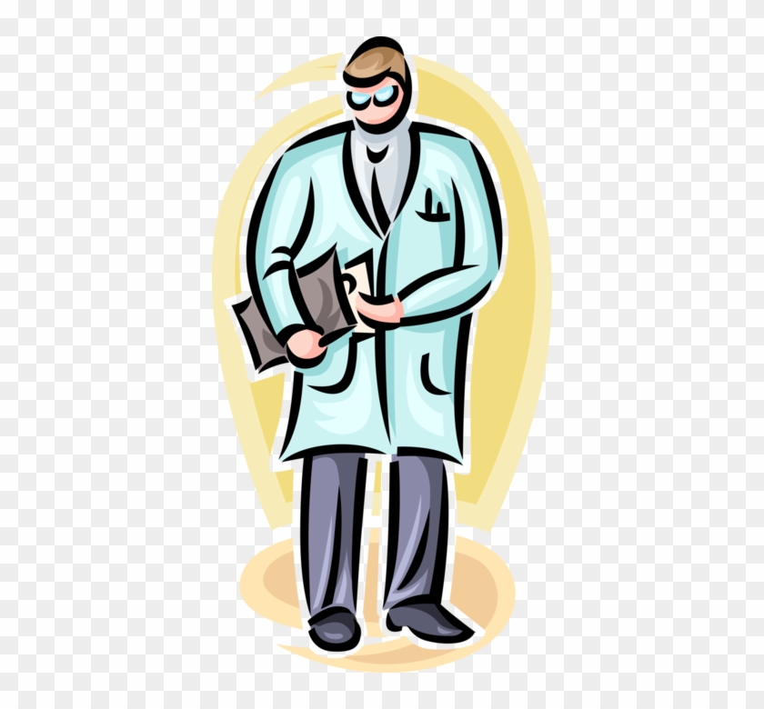 Lab Scientist With Clipboard - Lab Scientist With Clipboard #1500332