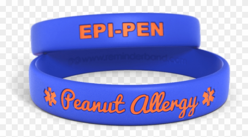 Allergy Wristbands And More Reminderband Epipen Bracelet - Allergy Wristbands And More Reminderband Epipen Bracelet #1500418