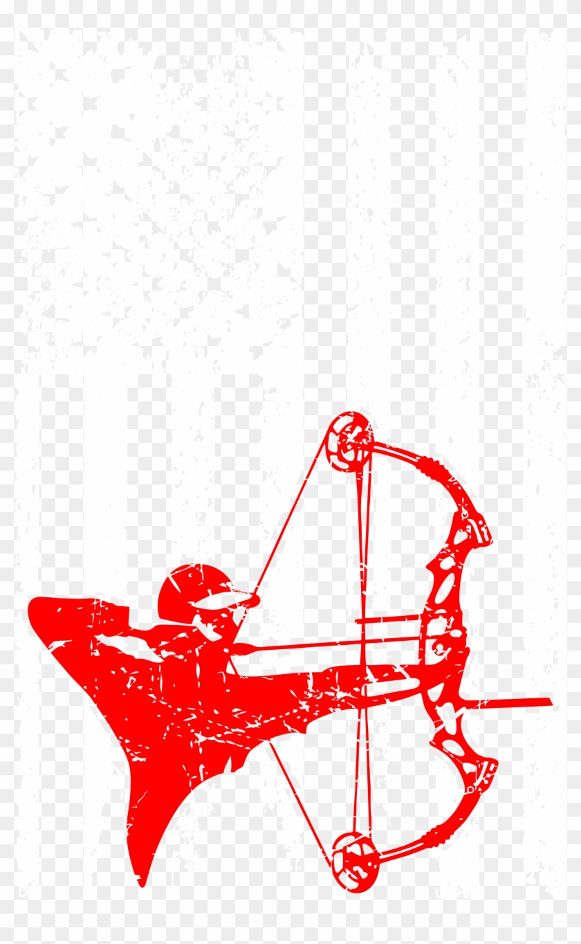Bow Hunting Outdoors Usa Flag Pride Tshirt - Bow Hunting Outdoors Usa Flag Pride Tshirt #1500581