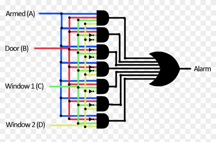 Solved Design And Draw A Logic Gate Diagram For A Burglar - Solved Design And Draw A Logic Gate Diagram For A Burglar #1500648