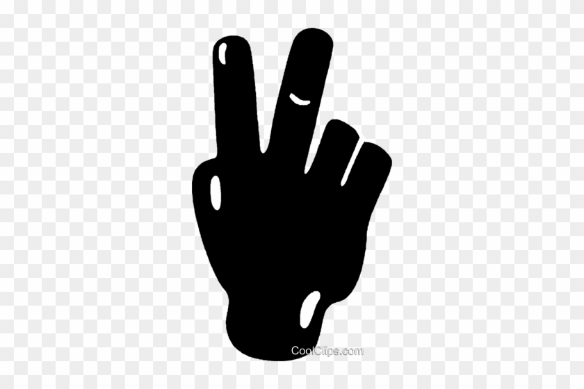 Hands, Peace Sign Royalty Free Vector Clip Art Illustration - Hands, Peace Sign Royalty Free Vector Clip Art Illustration #1500781