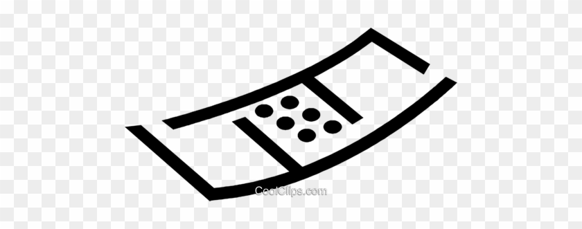 Bandage Royalty Free Vector Clip Art Illustration - Bandage Royalty Free Vector Clip Art Illustration #1500904