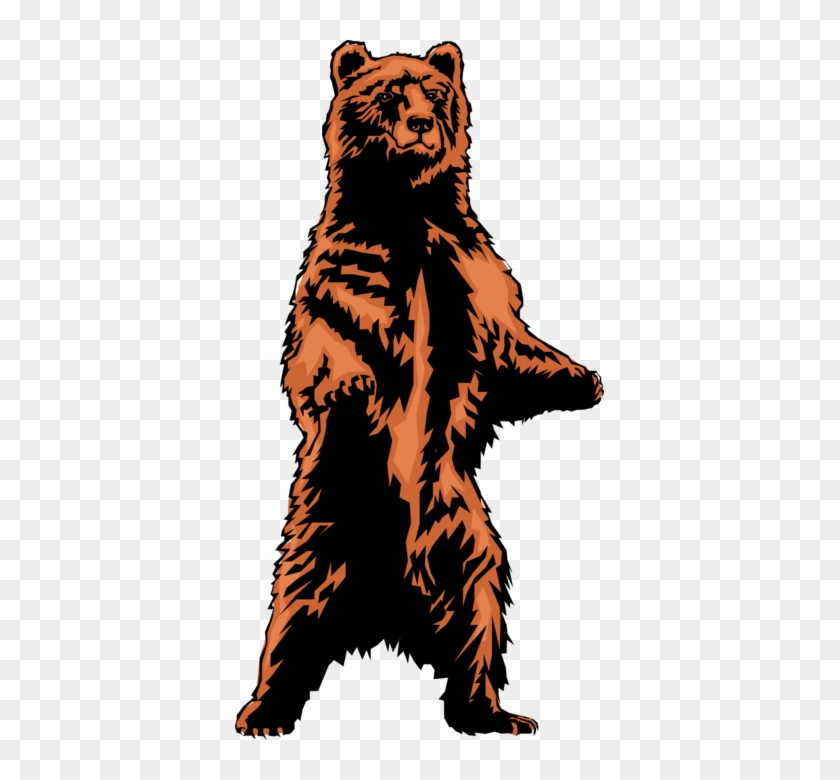 Bear Stands On Hind Legs Image Illustration - Bear Stands On Hind Legs Image Illustration #1501566