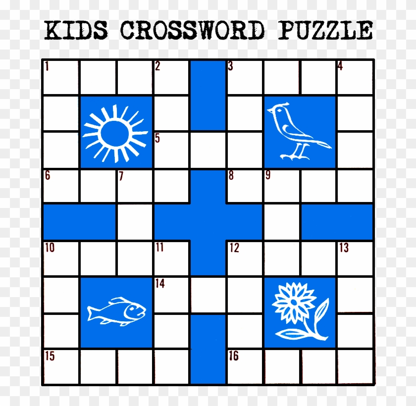 Kids Printable Crossword Puzzle - Kids Printable Crossword Puzzle #1501869