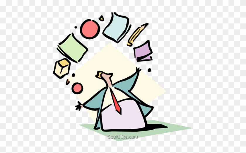 Juggling Royalty Free Vector Clip Art Illustration - Juggling Royalty Free Vector Clip Art Illustration #1502061