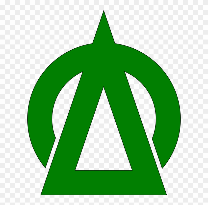 Triangle Line Green Leaf - Triangle Line Green Leaf #1502291