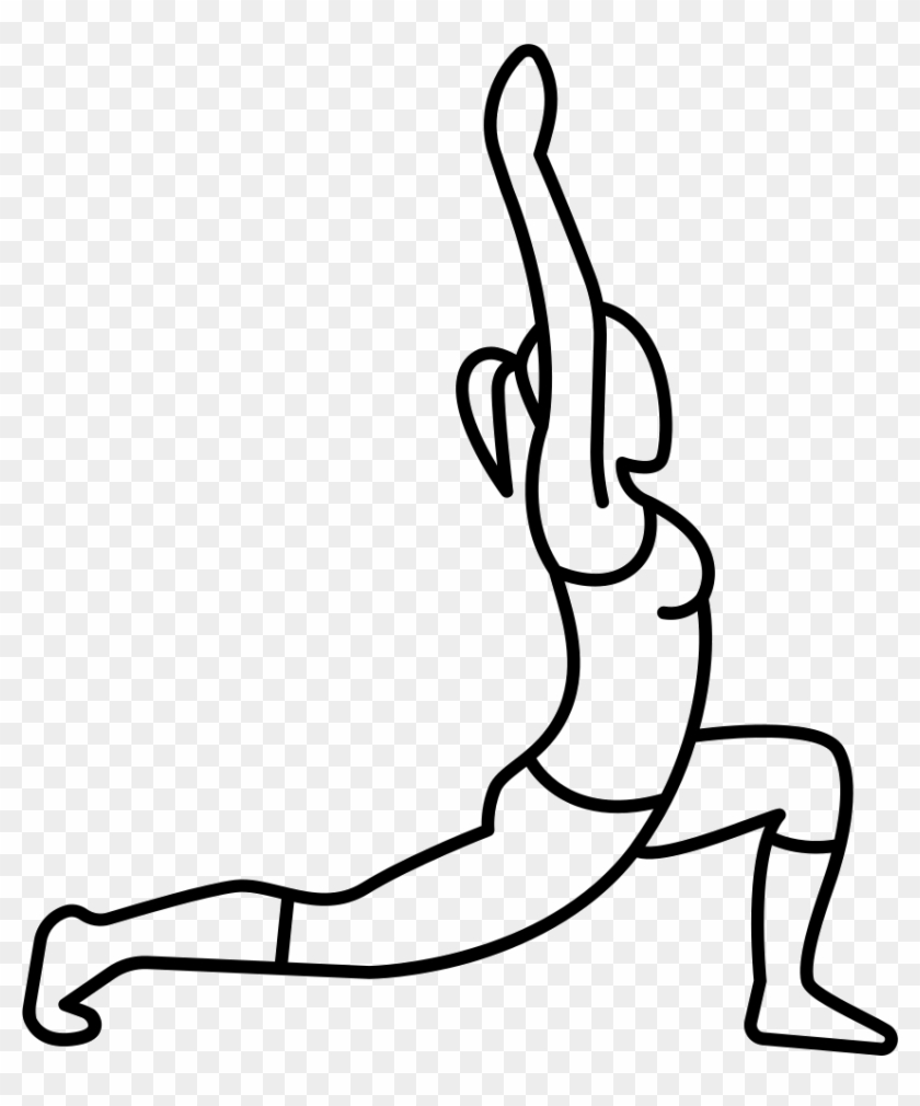 Woman Stretching And Flexing Legs With Arms Up Icon - Woman Stretching And Flexing Legs With Arms Up Icon #1502564