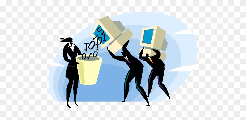 Man Dumping Old Data Into Trash Can Royalty Free Vector - Man Dumping Old Data Into Trash Can Royalty Free Vector #1502624