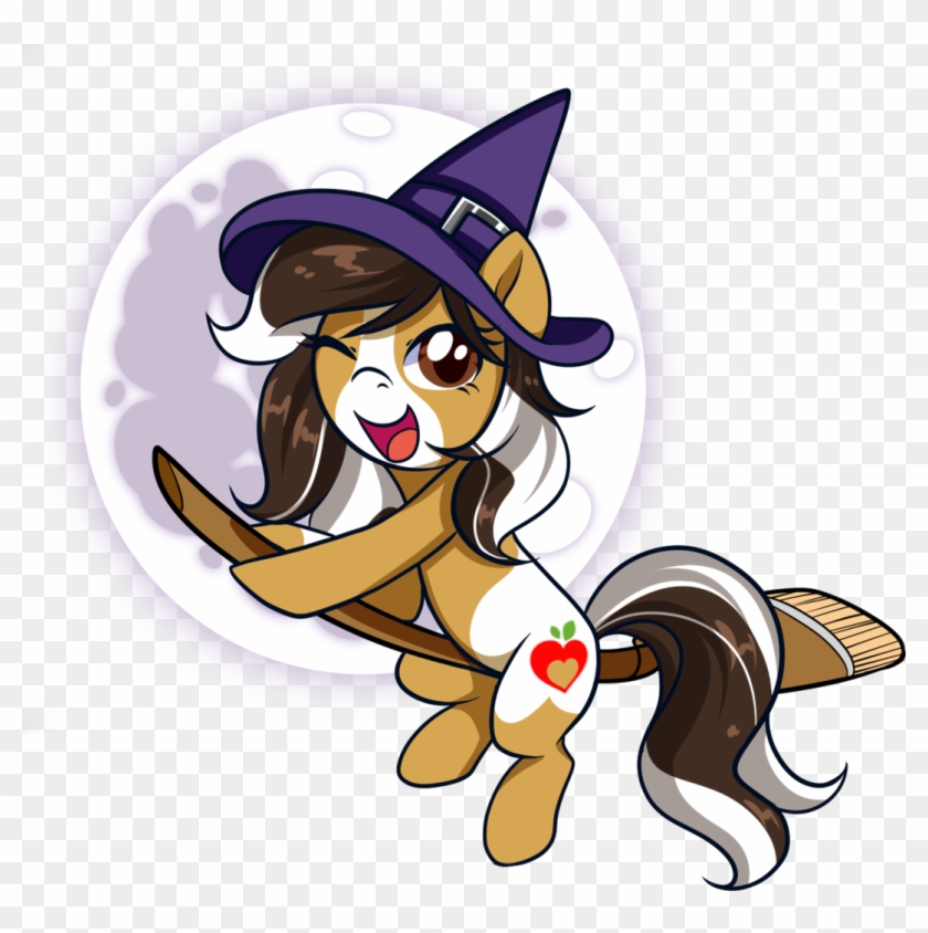 Xwhitedreamsx, Broom, Cute, Earth Pony, Female, Flying, - Xwhitedreamsx, Broom, Cute, Earth Pony, Female, Flying, #1502864