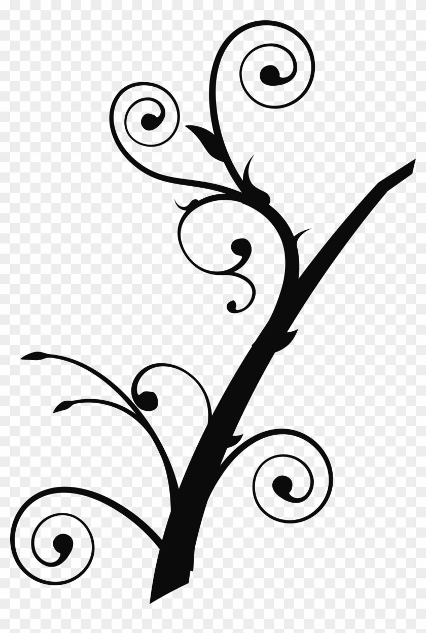 Branch Clipart Swirly Tree - Branch Clipart Swirly Tree #1503203