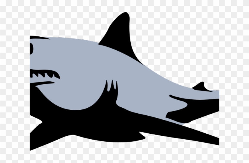 Bull Shark Clipart Stencil - Bull Shark Clipart Stencil #1503636