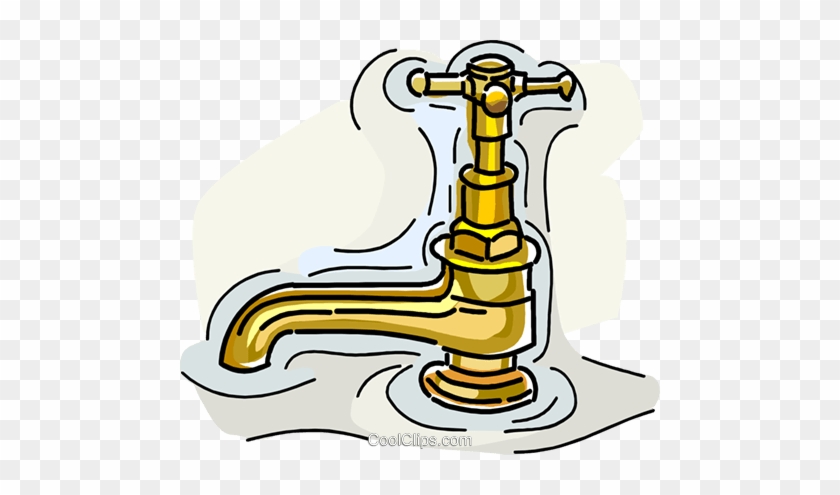 Water Tap Royalty Free Vector Clip Art Illustration - Water Tap Royalty Free Vector Clip Art Illustration #1503842