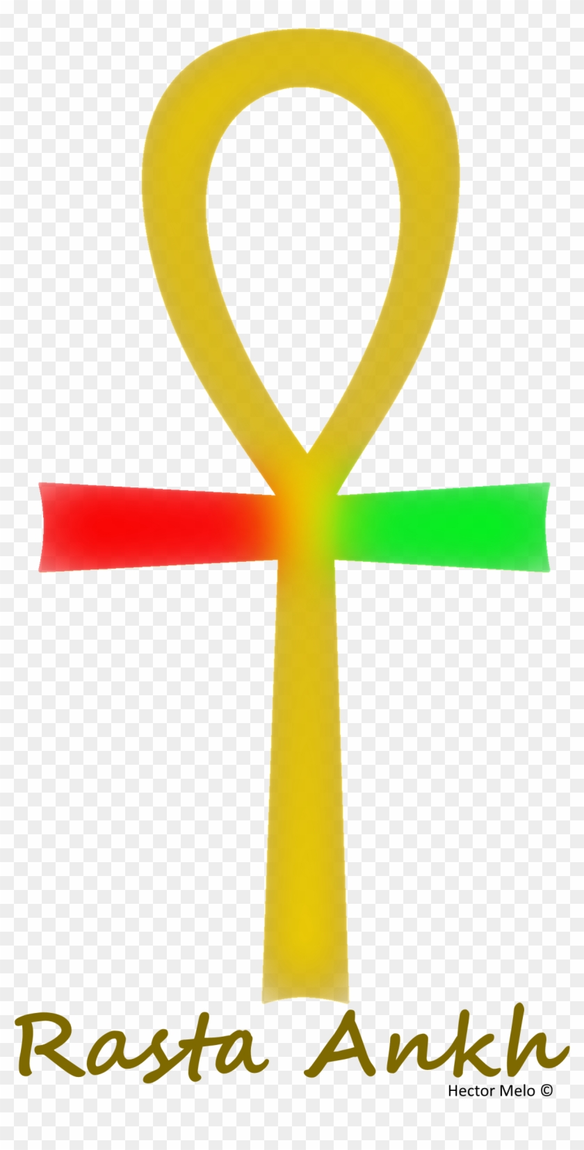 Rasta Ankh Is A Design Created By Hector Melo © - Rasta Ankh Is A Design Created By Hector Melo © #1503919