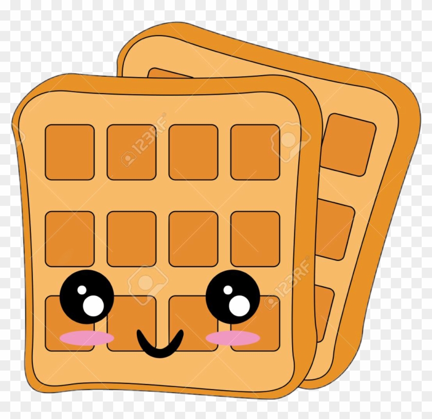 Waffle Clipart Kawaii - Waffle Clipart Kawaii #1503971