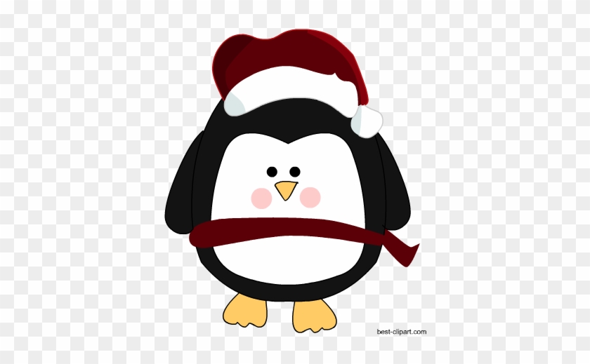 Banner Transparent Cute Christmas Penguins Clipart - Banner Transparent Cute Christmas Penguins Clipart #1504103