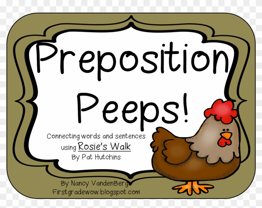 The Hands On Visual Retelling Preposition Book's Pattern - The Hands On Visual Retelling Preposition Book's Pattern #1504144