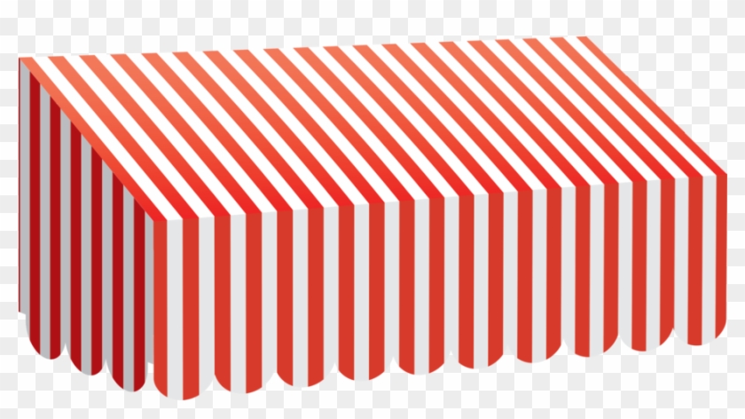 Tcr77165 Red & White Stripes Awning Image - Tcr77165 Red & White Stripes Awning Image #1504178