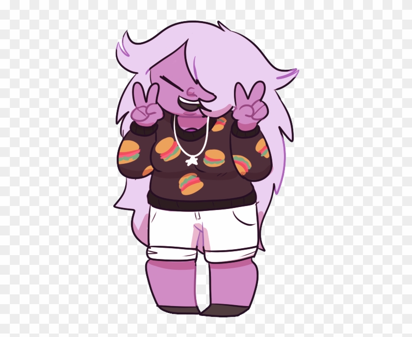 Amethyst Hamburger Sweater = Coolest Fan Art Ever - Amethyst Hamburger Sweater = Coolest Fan Art Ever #1504488