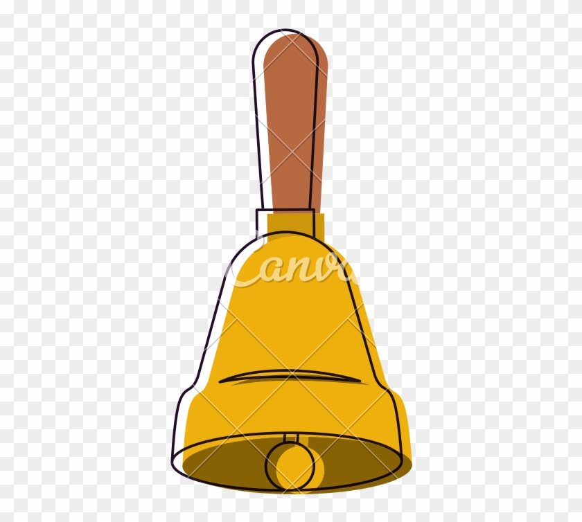 Hand Bell With Wooden Handle - Hand Bell With Wooden Handle #1505369
