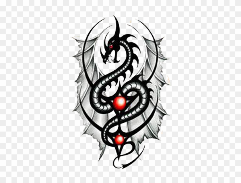 Tribal Dragon Tattoos - Tribal Dragon Tattoos #1505972