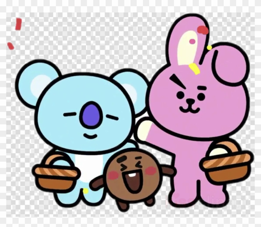 Bt21 Cooky And Shooky Clipart Bts - Bt21 Cooky And Shooky Clipart Bts #1506337