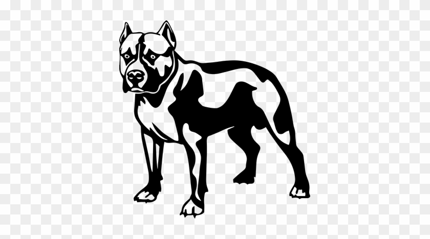 Pitbull Dog Sticker - Pitbull Dog Sticker #1506390