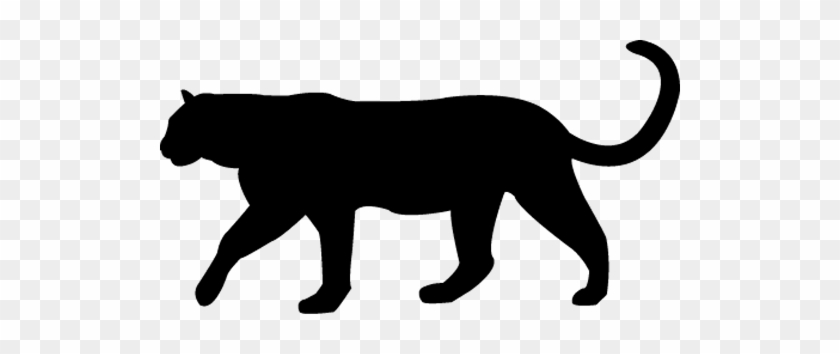 Panther Silhouette Wall Sticker - Panther Silhouette Wall Sticker #1506423