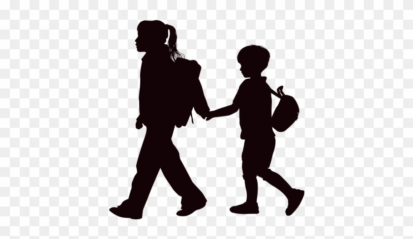 Download Children Silhouettes Image - Download Children Silhouettes Image #1506616