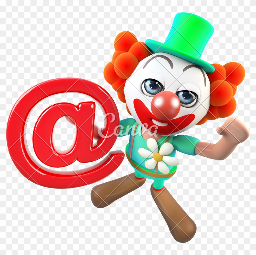 3d Funny Cartoon Crazy Clown - 3d Funny Cartoon Crazy Clown #1506622