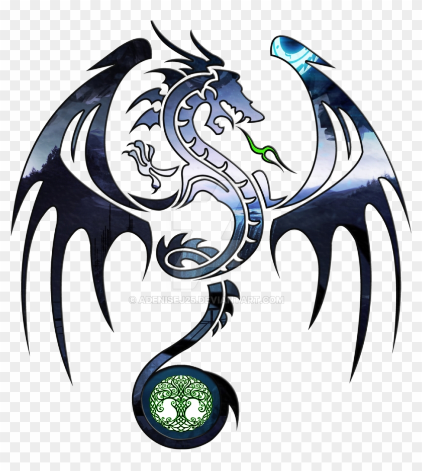 Dragon With Wings Spread By Adenisej25 - Dragon With Wings Spread By Adenisej25 #1506869