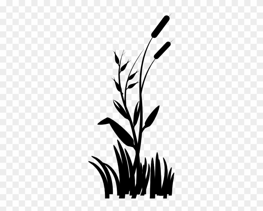 Cattail Large Clip Art - Grass Flat Design Png #233987