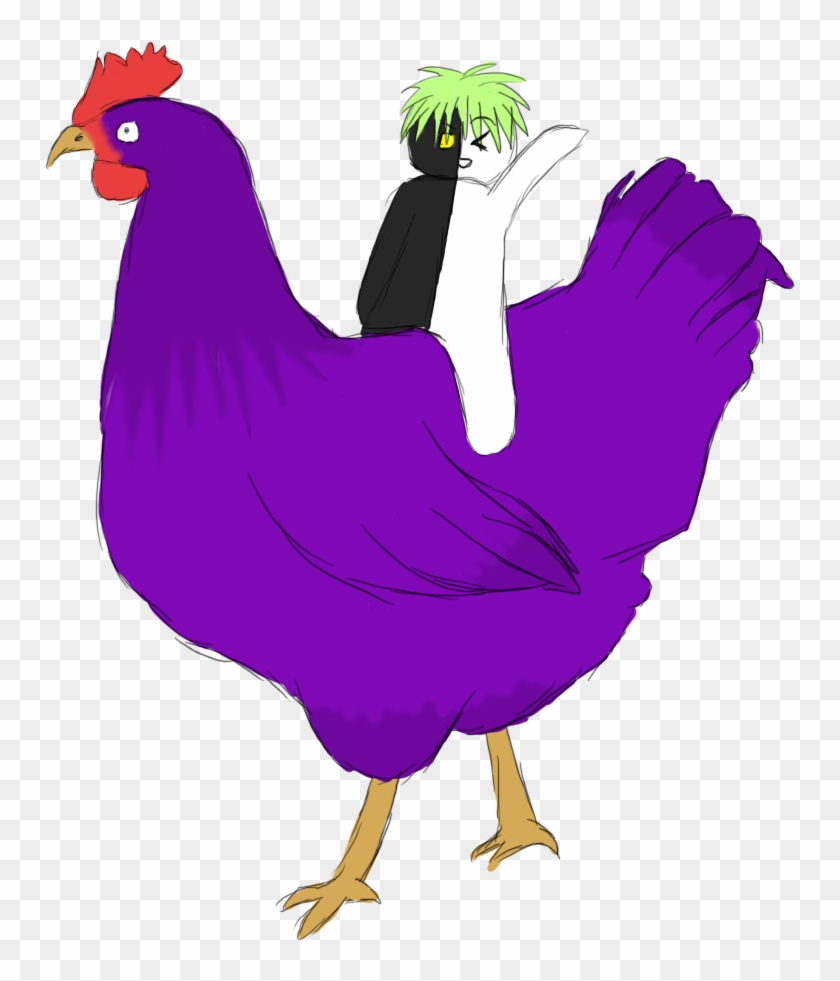 Purple Clipart Chicken - Chicken Purple #234029