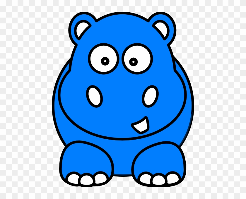 Hippo Clipart - Cute Animals Cartoon #234031