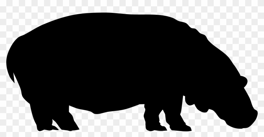 Hippopotamus By Rones - Hippo Silhouette #234036