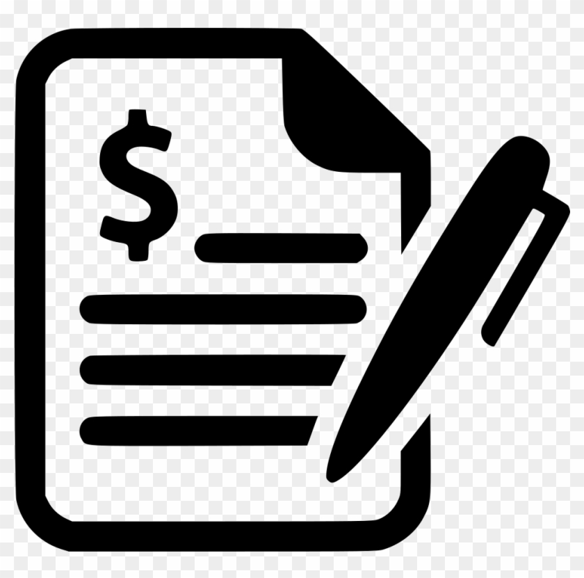 Contract Agreement Deal Business Signature Bill Comments - Contract Icon #234093