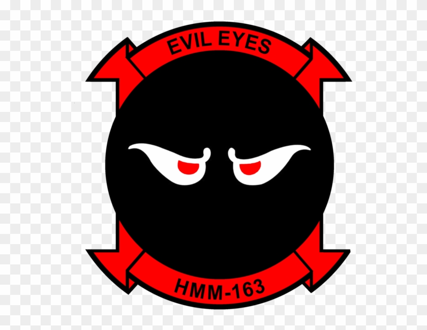 Usmc Hmm-163 Evil Eyes Sticker - Knight Riders Usmc #234212