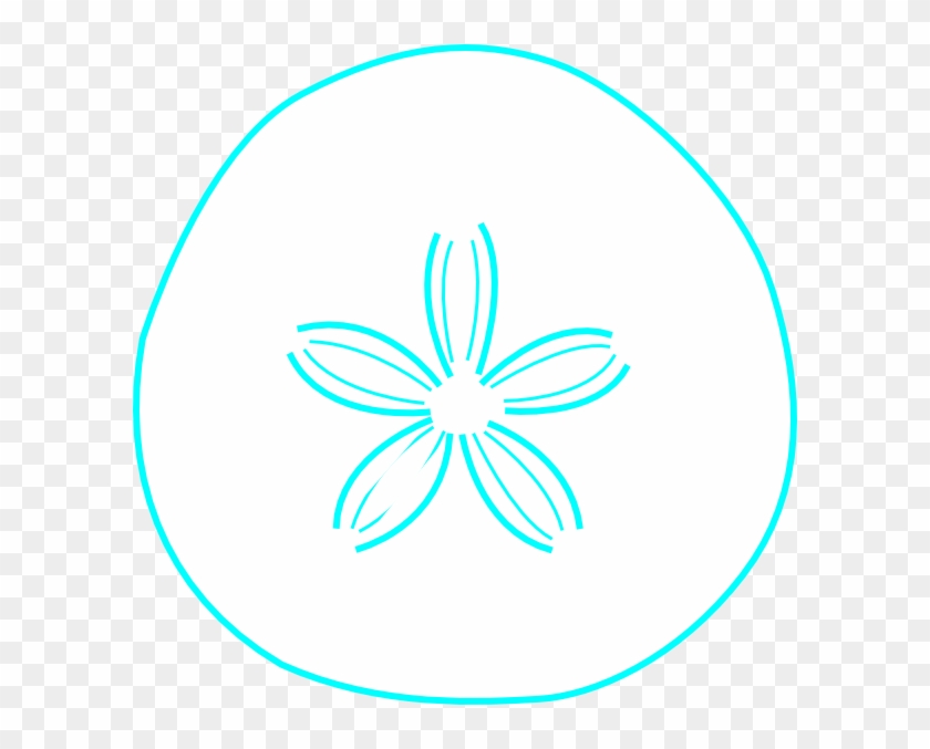 Sand Dollar Teal Clip Art - Cfa Institute #234259