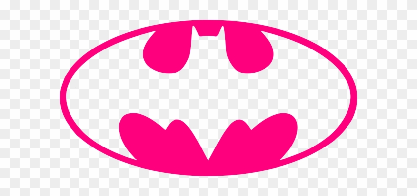 Pink Batman Logo Png #234260