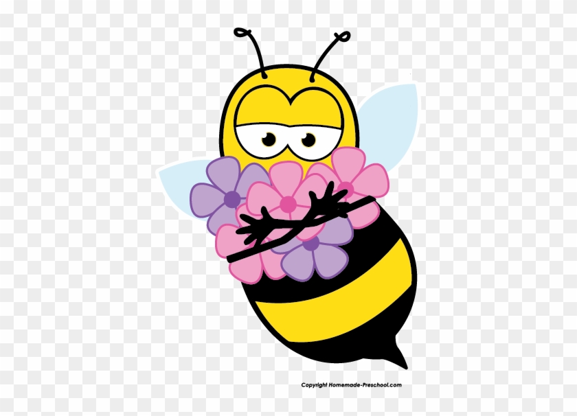 Bumble Bee Clipart Bee Clipart Classroom Clipartclipart - Flowers And Bees Clip Art #234373