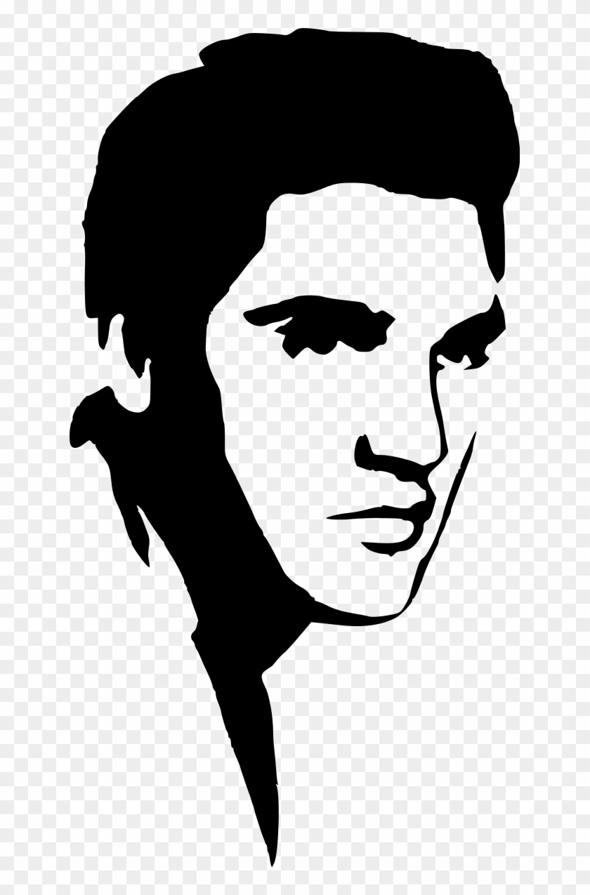 Elvis Presley Stencil - Elvis Presley Pumpkin Stencil #234393