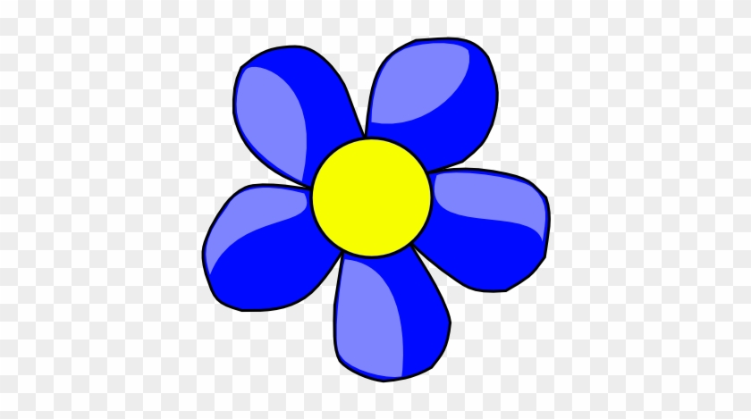 Flower Clip Art Blue #234427