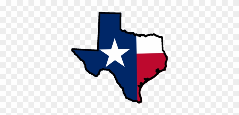 Texas Flag In Texas Shape #234454