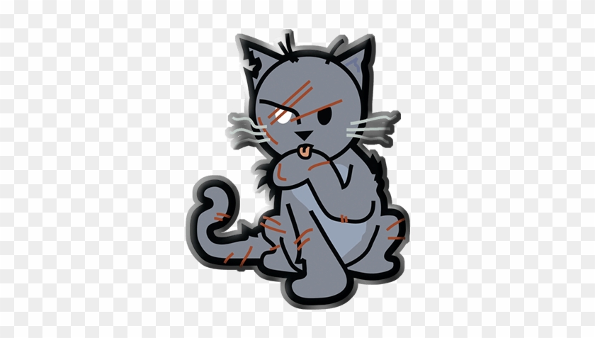 Greebo Dweenie Badge - Cartoon #234575