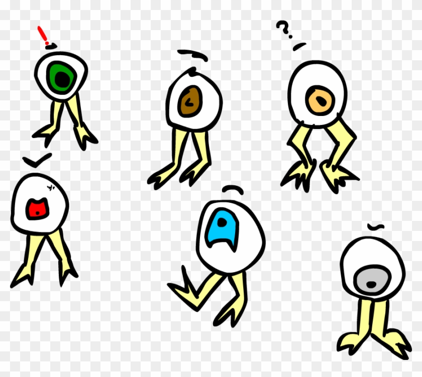 Eyeball Character Emotionthing By Bespe On Clipart - Emotion #234635