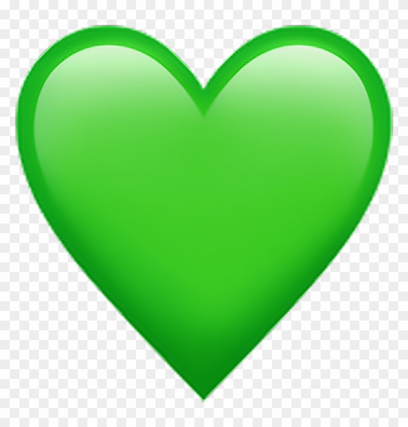 Emotions Emotion Emoji Heart Whatsapp Green - Heart #234730