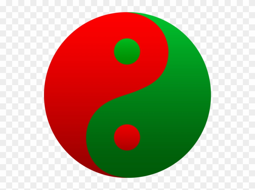 Red And Green Clipart - Green And Red Symbol #234819