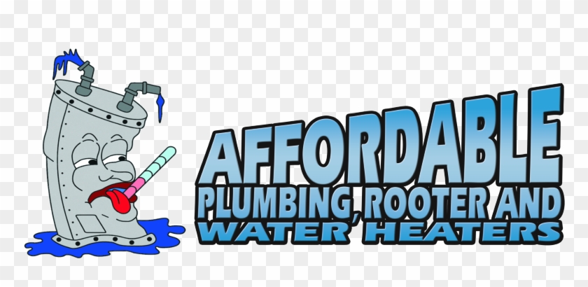 Affordable Plumbing, Rooter And Water Heaters Logo - Illustration #234882